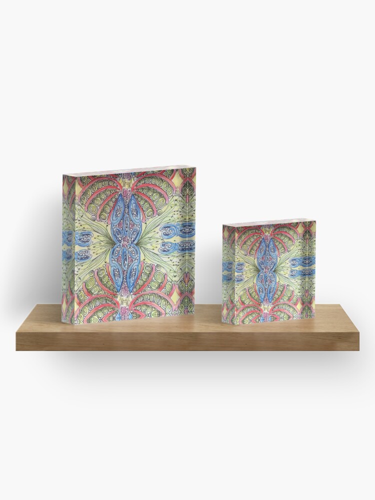 Alternate view of Secret Garden Acrylic Block