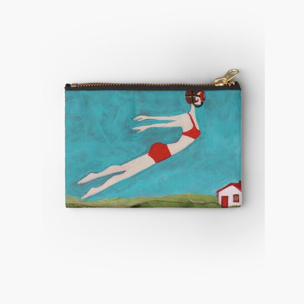 Item preview, Flying Girl Swims or Undiscovered Lands designed and sold by rowenamurillo.