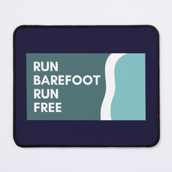 Item preview, Run Barefoot Run Free designed and sold by Runner's High.