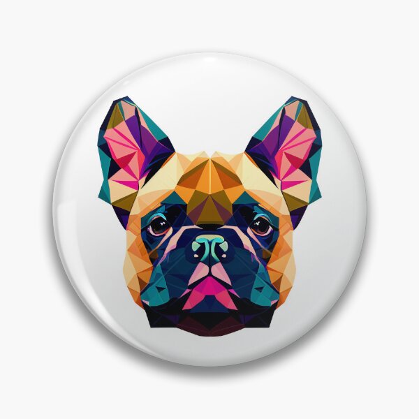 Item preview, French Bulldog Geometric Portrait - Lively designed and sold by Bondoboxy.