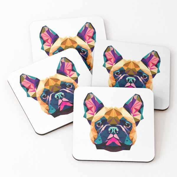 Item preview, French Bulldog Geometric Portrait - Lively designed and sold by Bondoboxy.