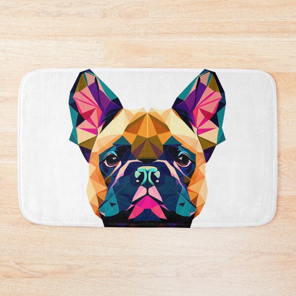 Item preview, French Bulldog Geometric Portrait - Lively designed and sold by Bondoboxy.