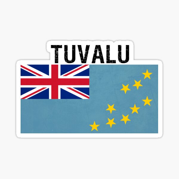 "Old Classic tuvaluan Flag ,Tuvalu Team" Sticker for Sale by EpicMaps