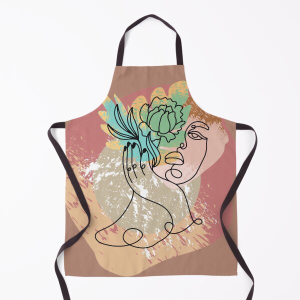 Item preview, Female Face line with flower, Mono-line designed and sold by ORA_ORA.