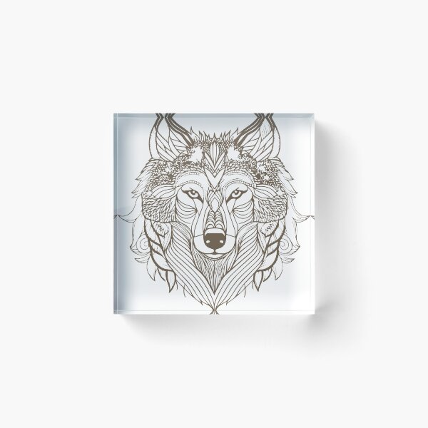 Item preview, creative animal wolf designed and sold by DD215.