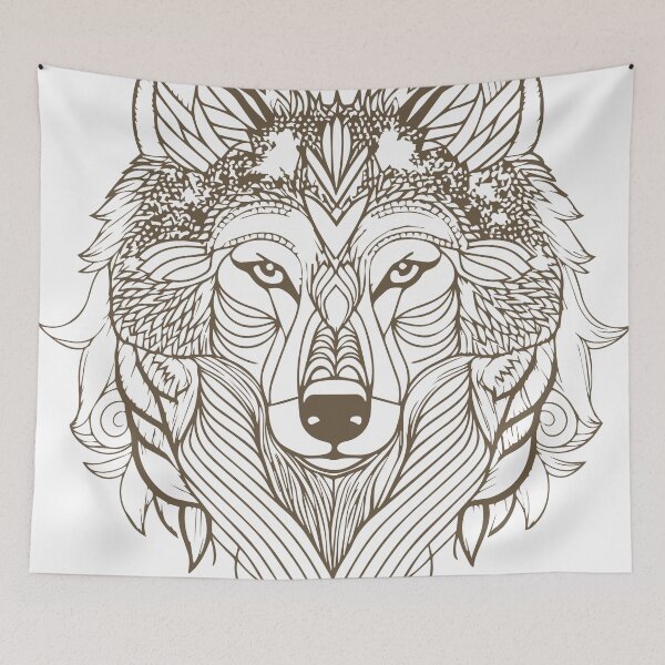 Item preview, creative animal wolf designed and sold by DD215.