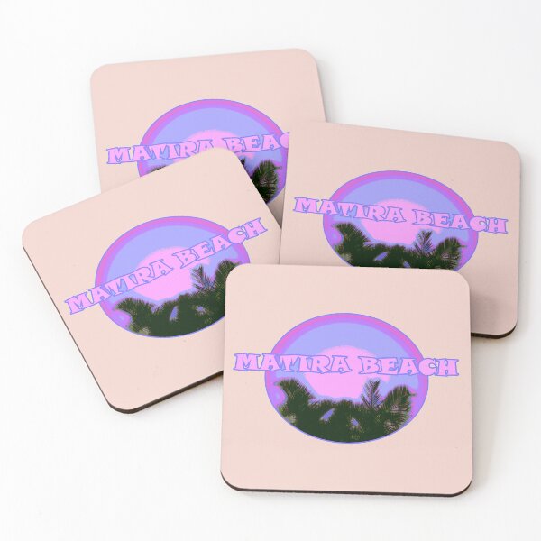 Item preview, Matira Beach Palm Trees and Typography - Bora Bora - French Polynesia - South Pacific - text high placement 4 of 6 designed and sold by Beachy.