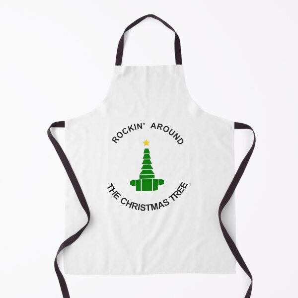 Item preview, Rockin' Around Green Oxygen Christmas Tree with Yellow Star designed and sold by BearAndCat.
