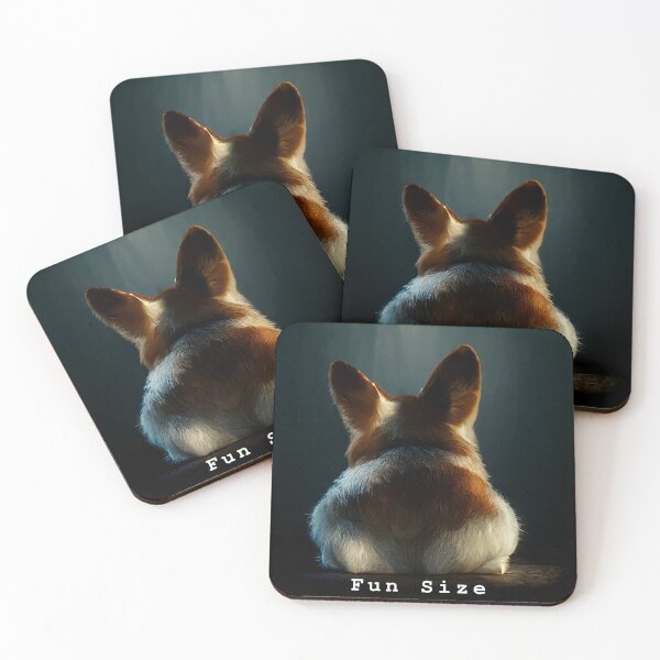 Item preview, Corgi Art with Funny Funsize by Rude Kitten Designs designed and sold by rudekitten.