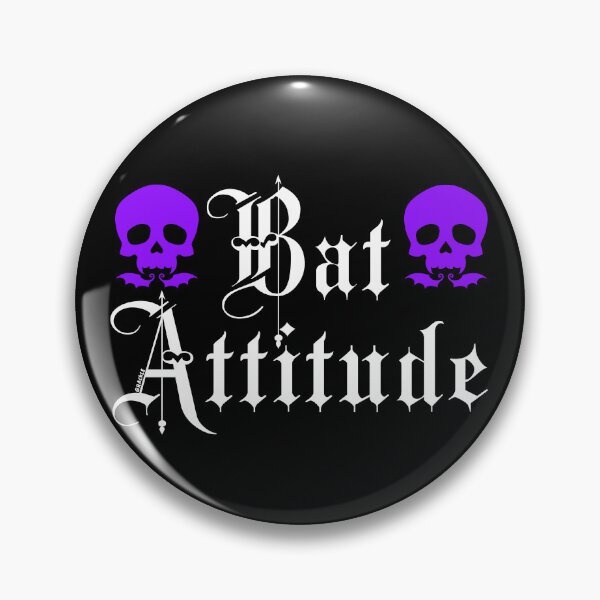 Item preview, Bat Attitude (Purple Version) designed and sold by JanGrackle.