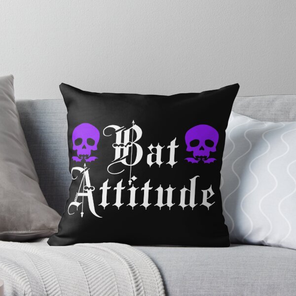 Item preview, Bat Attitude (Purple Version) designed and sold by JanGrackle.