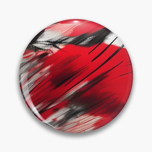 Item preview, Red Black White Splashes of Red Brush Strokes designed and sold by deniselynnimage.
