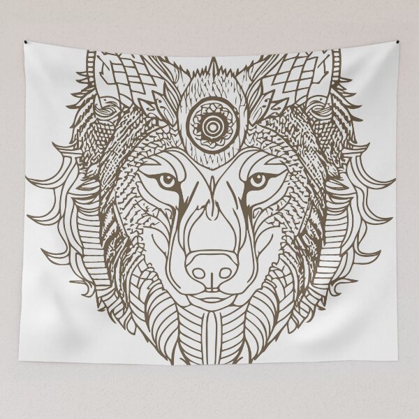 Item preview, creative animal wolf designed and sold by DD215.