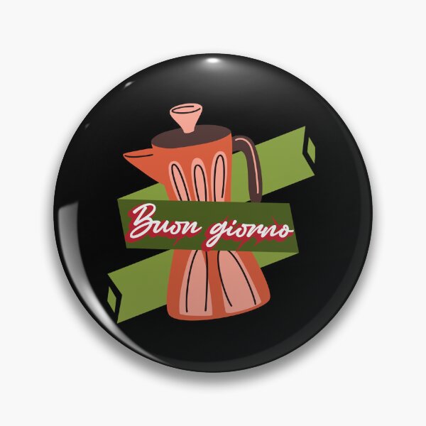 Item preview, Buon giorno italian phrase to say good morning or bon journée designed and sold by CheekyChicArtj.