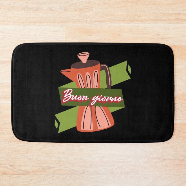 Item preview, Buon giorno italian phrase to say good morning or bon journée designed and sold by CheekyChicArtj.