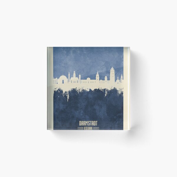 Item preview, Darmstadt Germany Skyline designed and sold by ArtPrints.