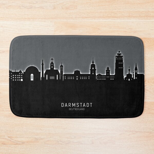 Item preview, Darmstadt Germany Skyline designed and sold by ArtPrints.