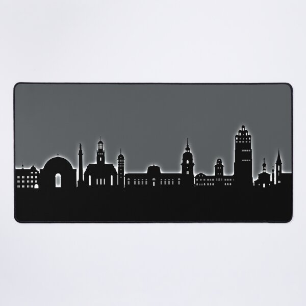 Item preview, Darmstadt Germany Skyline designed and sold by ArtPrints.