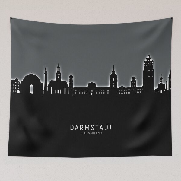 Item preview, Darmstadt Germany Skyline designed and sold by ArtPrints.