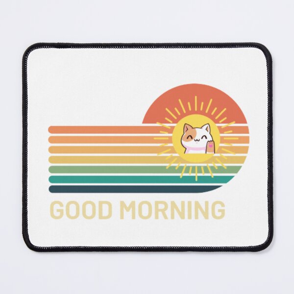 Item preview, Goodly Morning Shiny Cat designed and sold by DeeCeeFashion.