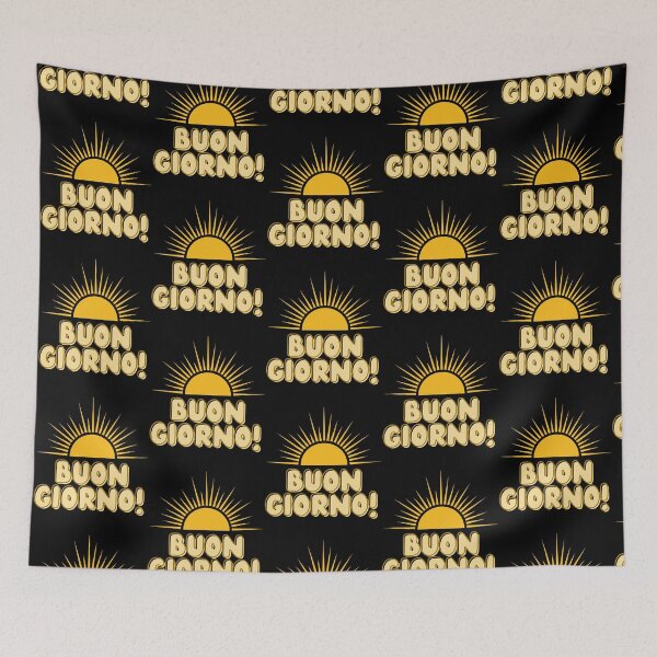 Item preview, Buongiorno Italian Phrase To Say Good Morning  designed and sold by CheekyChicArtj.