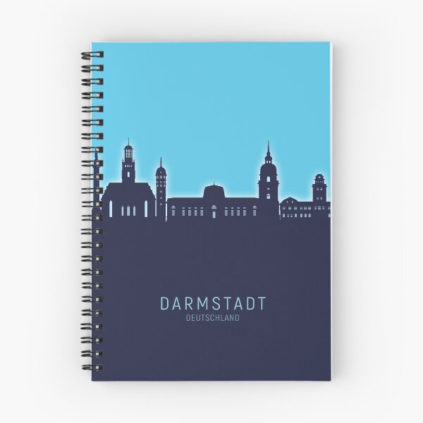 Item preview, Darmstadt Germany Skyline designed and sold by ArtPrints.