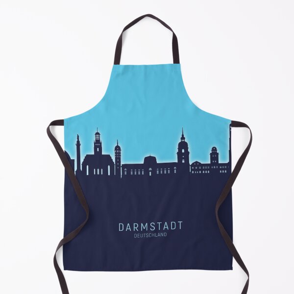 Item preview, Darmstadt Germany Skyline designed and sold by ArtPrints.