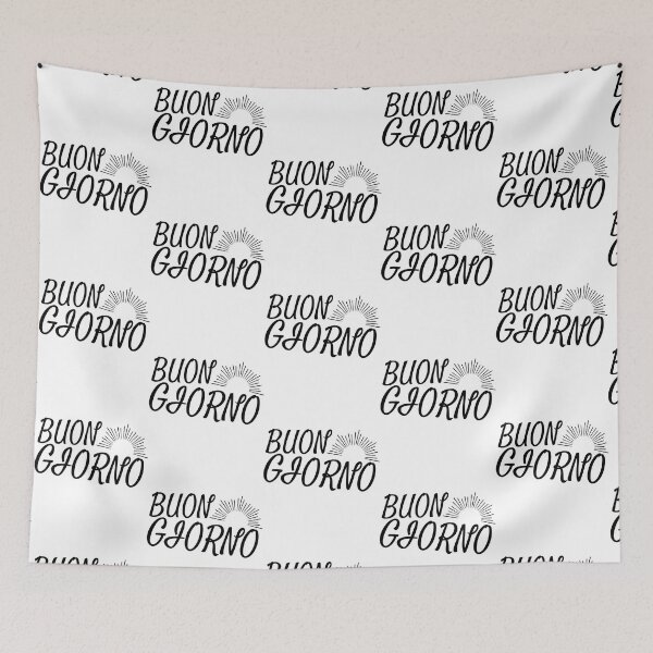 Item preview, Buongiorno Italian Phrase To Say Good Morning   designed and sold by CheekyChicArtj.