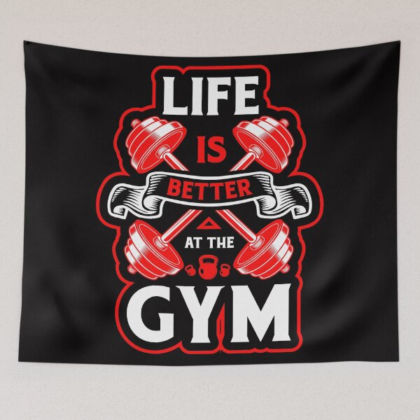 Item preview, Life Is Better At The Gym designed and sold by netdota.