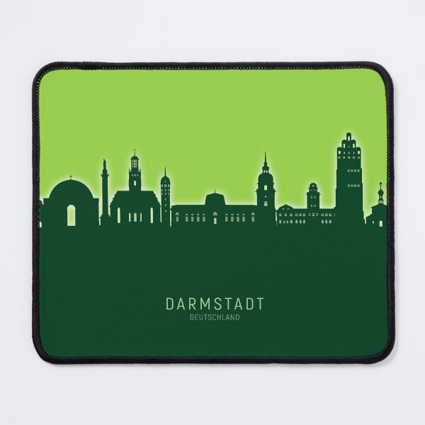 Item preview, Darmstadt Germany Skyline designed and sold by ArtPrints.
