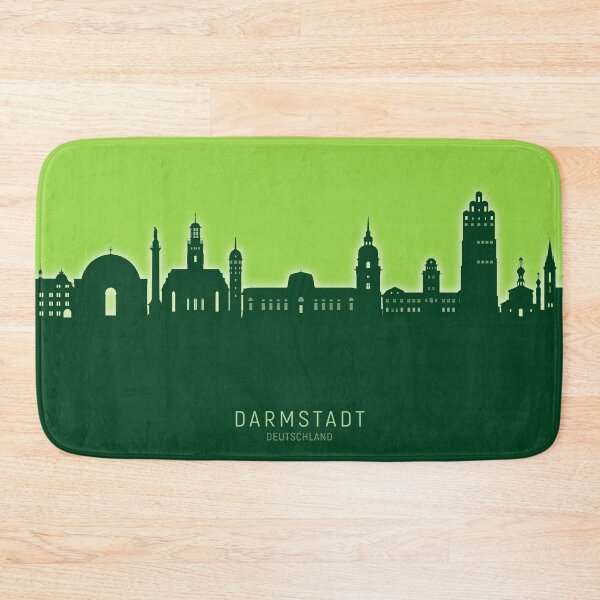 Item preview, Darmstadt Germany Skyline designed and sold by ArtPrints.