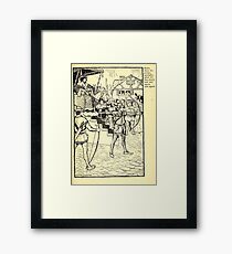 Robin Hood and his Merry Men by Maude Radfor Warren art Milo Winter 1914 0091 Carefully Chose Arrows Framed Print