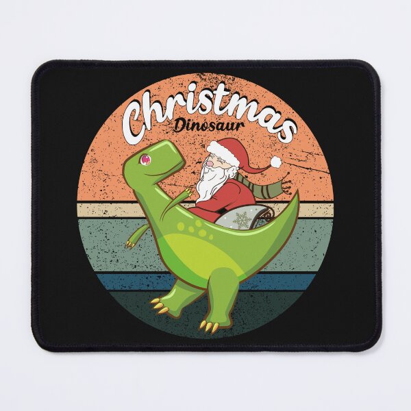 Item preview, Santa Riding Dinosaur designed and sold by sarodigiart.