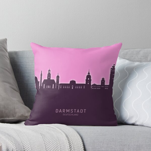 Item preview, Darmstadt Germany Skyline designed and sold by ArtPrints.