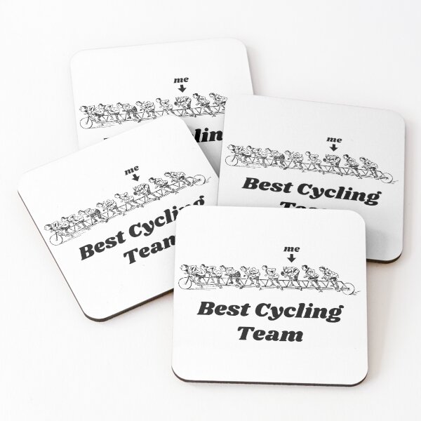 Item preview,  'Best Cycling Team' Tandem Bicycle Design - Retro Illustration Design for T-shirts, mugs, phone cases and other accessories designed and sold by Ridiculam Toga.