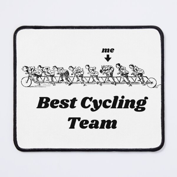 Item preview,  'Best Cycling Team' Tandem Bicycle Design - Retro Illustration Design for T-shirts, mugs, phone cases and other accessories designed and sold by Ridiculam Toga.