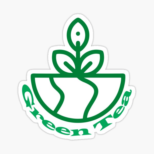 "Drink Green tea" Sticker for Sale by ImageCorner Redbubble