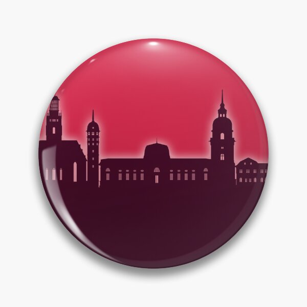 Item preview, Darmstadt Germany Skyline designed and sold by ArtPrints.