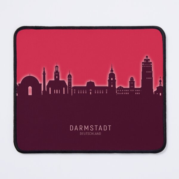 Item preview, Darmstadt Germany Skyline designed and sold by ArtPrints.