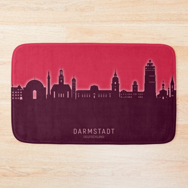 Item preview, Darmstadt Germany Skyline designed and sold by ArtPrints.