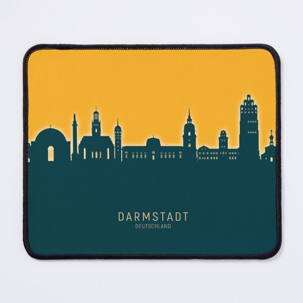 Item preview, Darmstadt Germany Skyline designed and sold by ArtPrints.