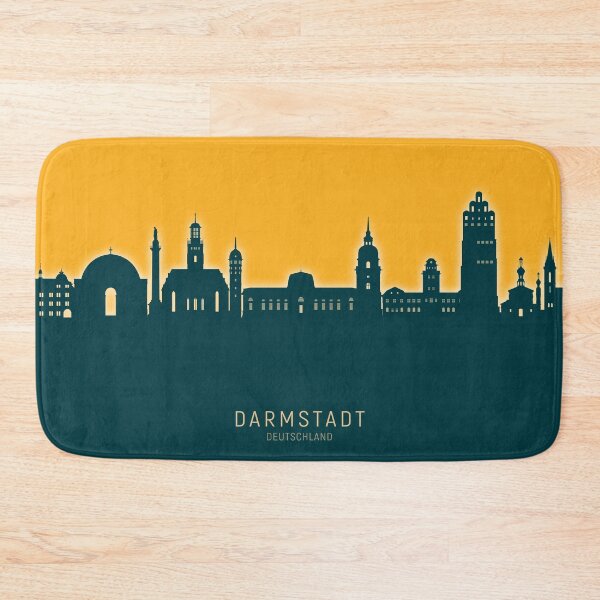Item preview, Darmstadt Germany Skyline designed and sold by ArtPrints.