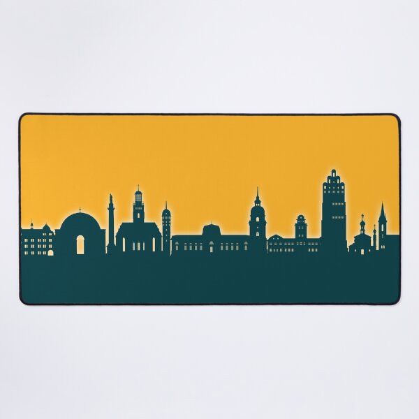Item preview, Darmstadt Germany Skyline designed and sold by ArtPrints.