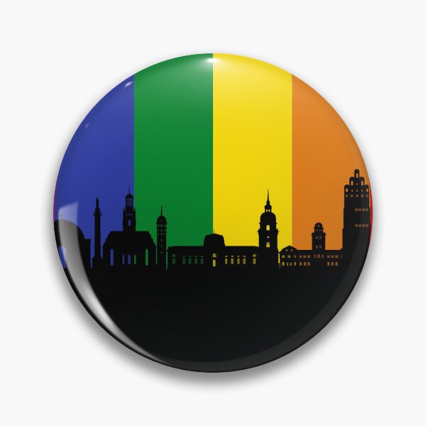 Item preview, Darmstadt Germany Skyline designed and sold by ArtPrints.