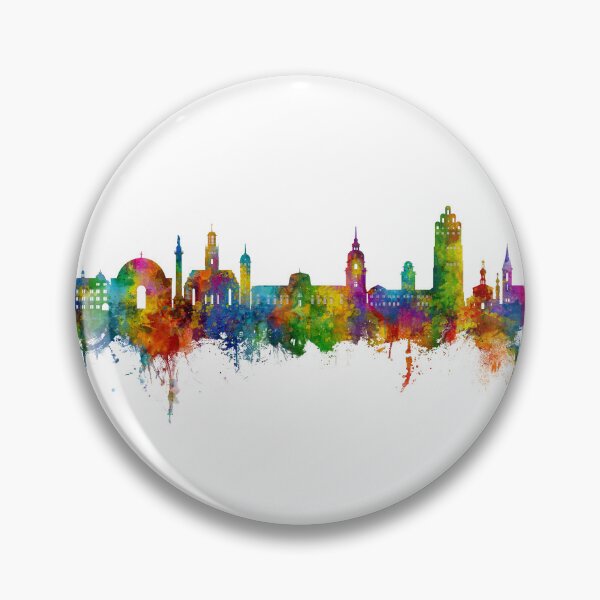 Item preview, Darmstadt Germany Skyline designed and sold by ArtPrints.