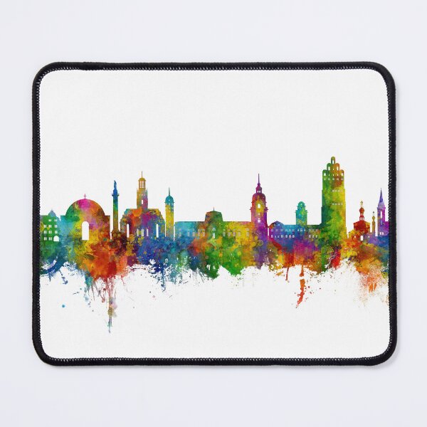 Item preview, Darmstadt Germany Skyline designed and sold by ArtPrints.