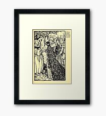 Robin Hood and his Merry Men by Maude Radfor Warren art Milo Winter 1914 0065 A Beautiful Wedding Under the Greenwood Tree Framed Print