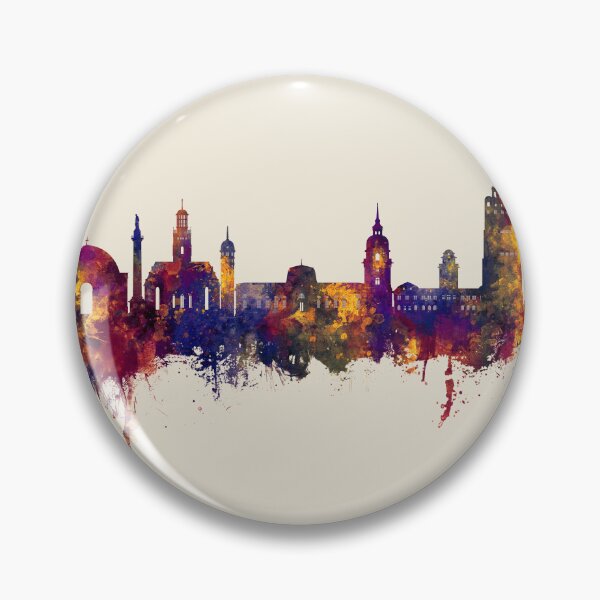 Item preview, Darmstadt Germany Skyline designed and sold by ArtPrints.