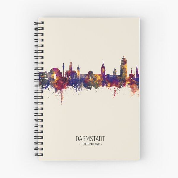 Item preview, Darmstadt Germany Skyline designed and sold by ArtPrints.