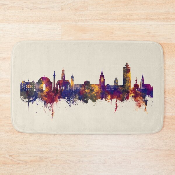 Item preview, Darmstadt Germany Skyline designed and sold by ArtPrints.